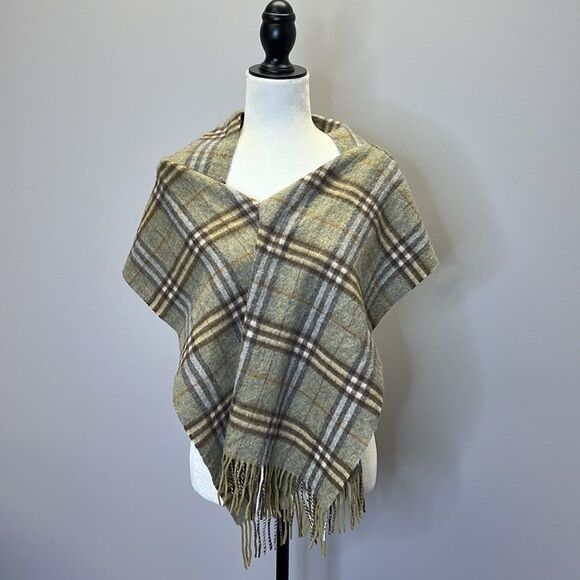 Burberry Classic Vintage Check 100% Lambs Wool Scarf - - Picture 6 of 7